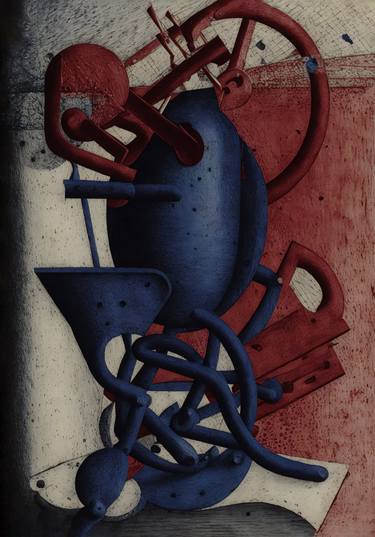 Print of Dada Abstract Mixed Media by Sergey Yablonsky