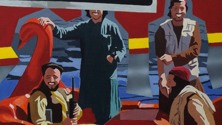 Original Contemporary People Painting by Marsel Yalalov