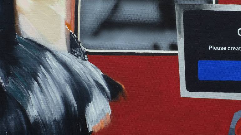 Original Contemporary People Painting by Marsel Yalalov