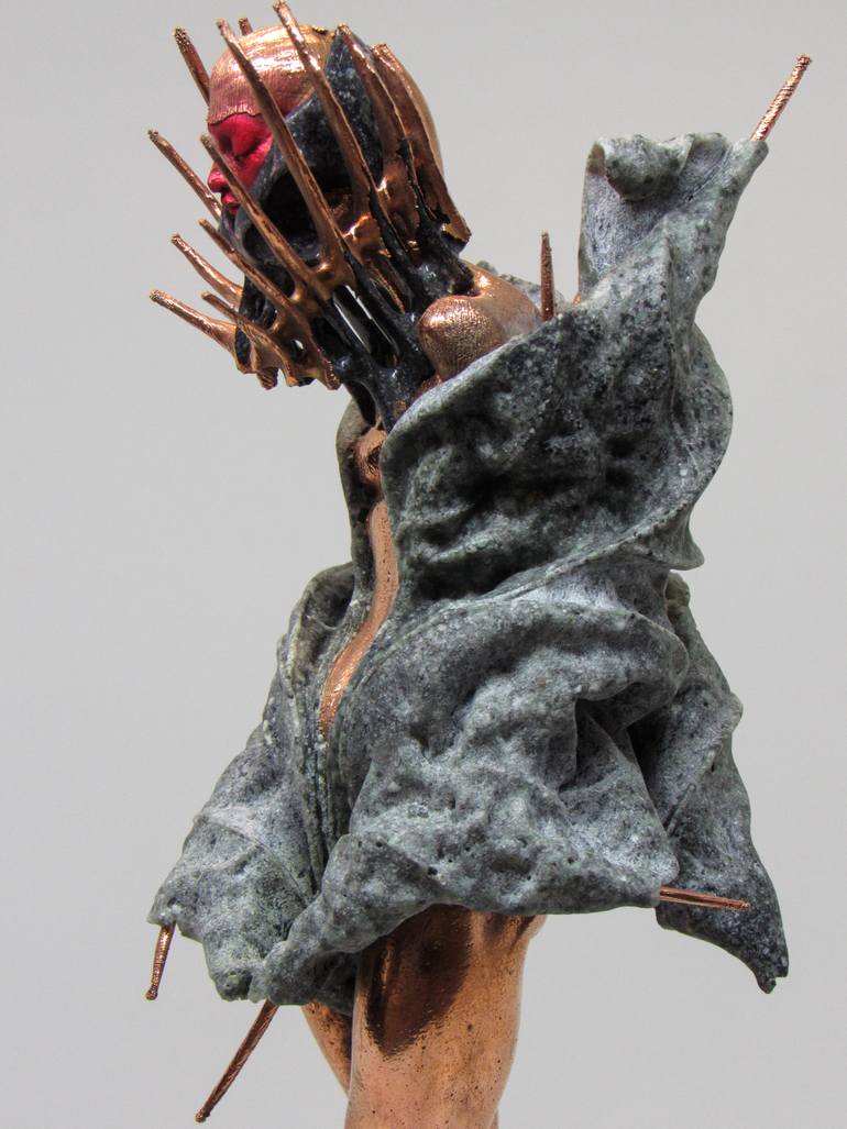 Original Art Deco Women Sculpture by Yura Ghutzuliak