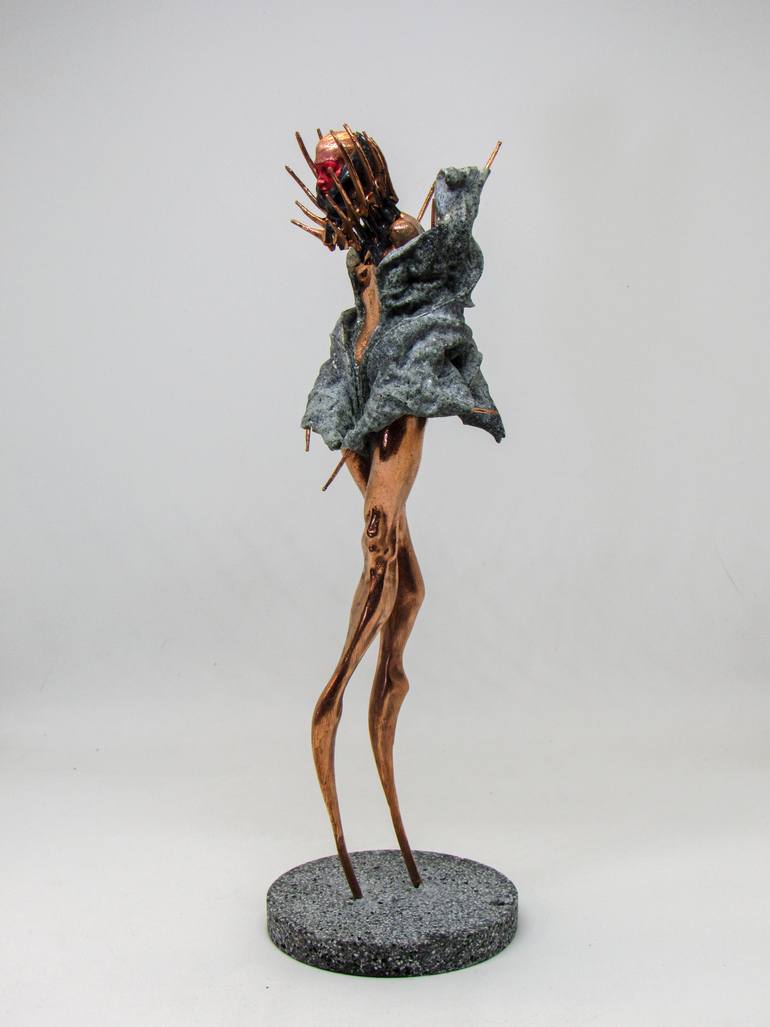 Original Art Deco Women Sculpture by Yura Ghutzuliak