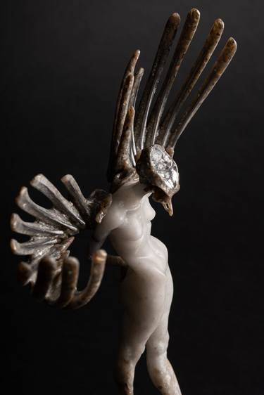 Original Figurative Fantasy Sculpture by Yura Ghutzuliak