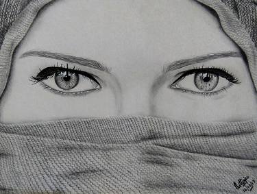 Original Fine Art Portrait Drawings by Priyam Chatterjee