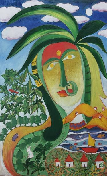 Original Conceptual Nature Paintings by Dharshana Bajaj