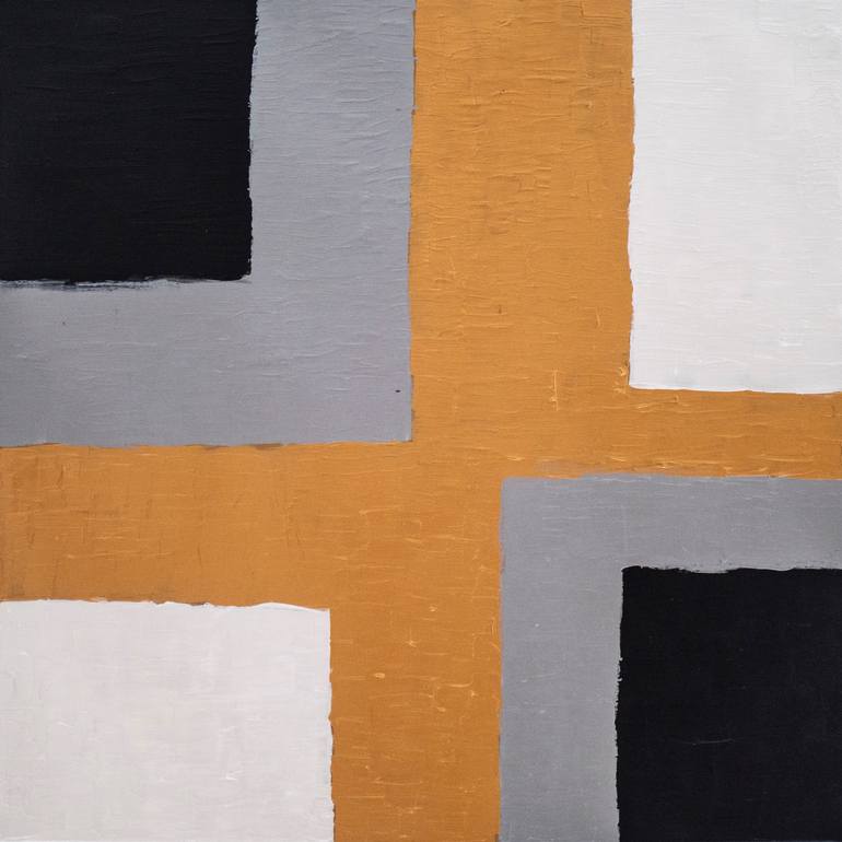 Original Minimalism Abstract Painting by Pal Teravagimov