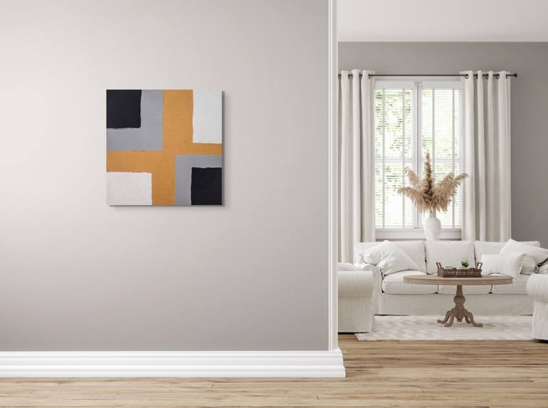 Original Minimalism Abstract Painting by Pal Teravagimov