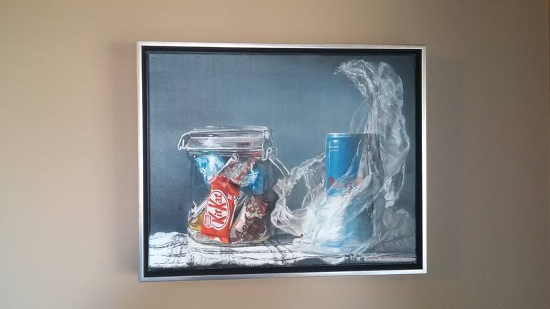 Original Still Life Painting by Carlos Fentanes