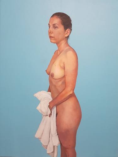 Original Photorealism Body Paintings by Carlos Fentanes