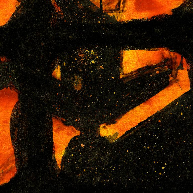 Original Contemporary Outer Space Painting by Et Aleece