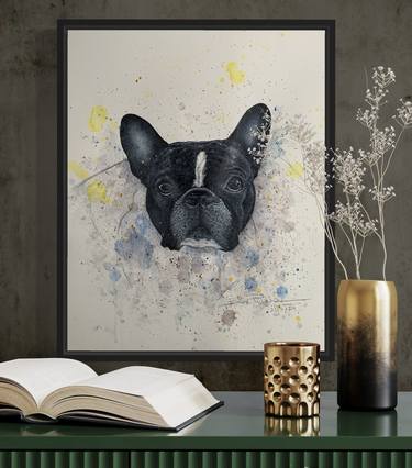 Original Dogs Painting by Bara Puletz