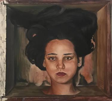 Print of Realism Portrait Paintings by laiba Ayub