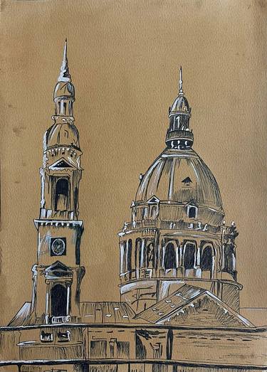 Original Abstract Architecture Drawings by laiba Ayub