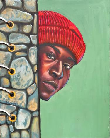 Original Expressionism Portrait Paintings by Jesutofunmi Ogidan