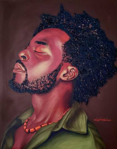 Original Portraiture Portrait Paintings by Jesutofunmi Ogidan