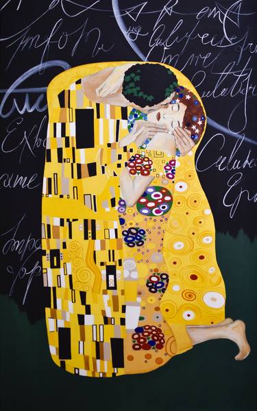 Klimt Lovers' Kiss thumb