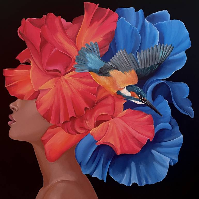 Print of Contemporary Women Paintings by Elina Zelena