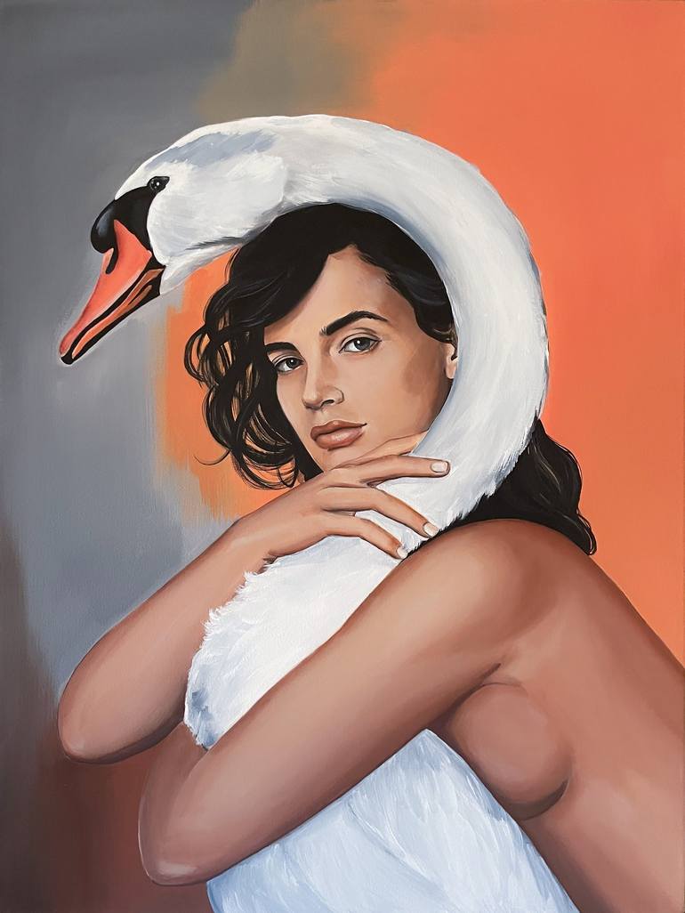 Print of Figurative Women Paintings by Elina Zelena