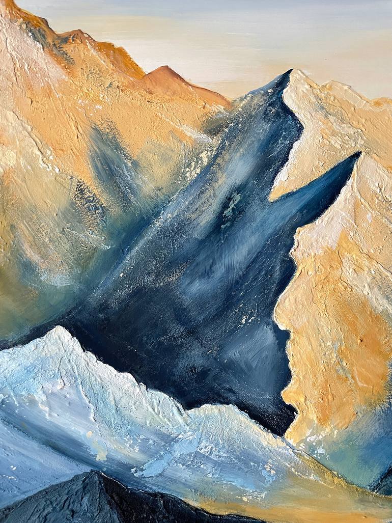 Original Abstract Landscape Painting by Elina Zelena
