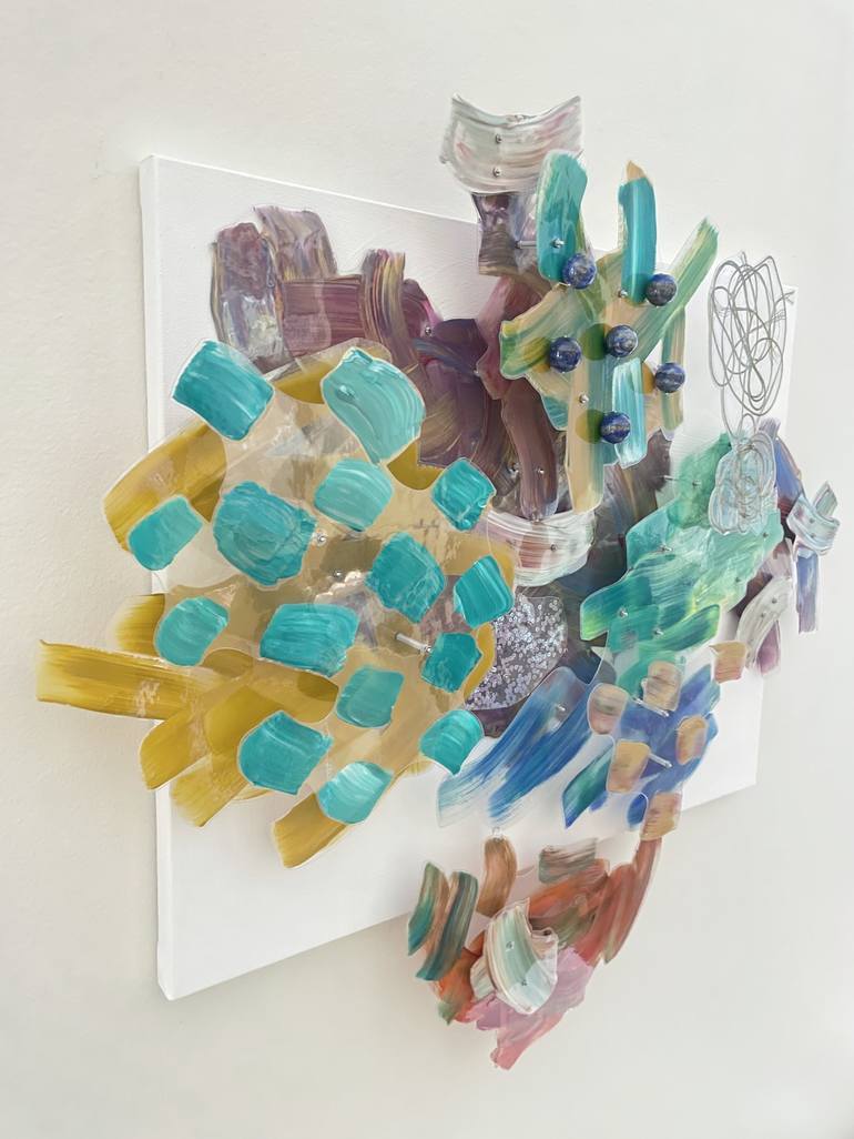 Original 3d Sculpture Abstract Painting by Jesse Walker