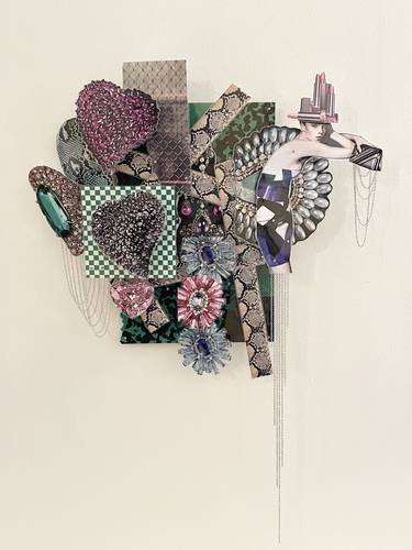 Original Contemporary Fashion Collage by Jesse Walker