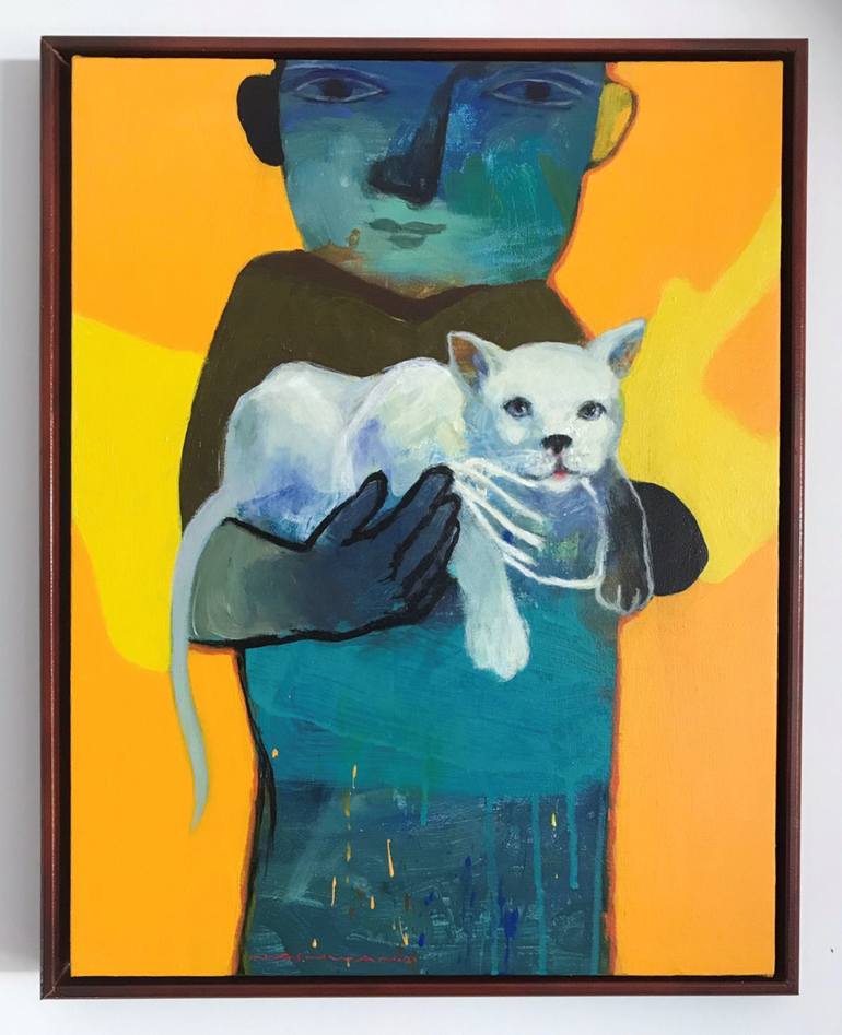Original Modernism Animal Painting by Nash Alessa