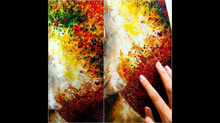 Original Impressionism Religion Painting by Ayeza Nadeem