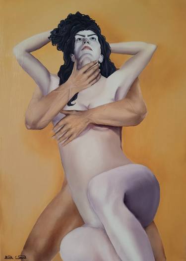 Original Realism Nude Paintings by Cristian Miceli