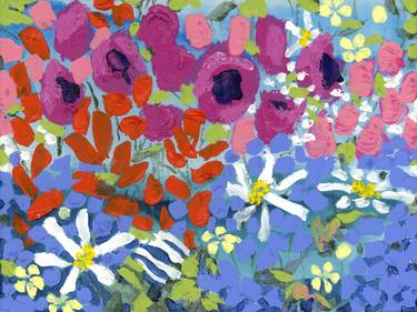 Print of Floral Paintings by Claire Desjardins