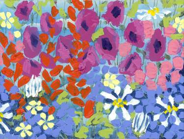 Print of Floral Paintings by Claire Desjardins