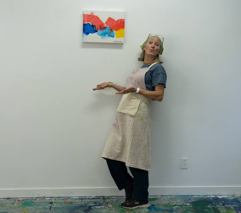 Original Abstract Expressionism Abstract Painting by Claire Desjardins