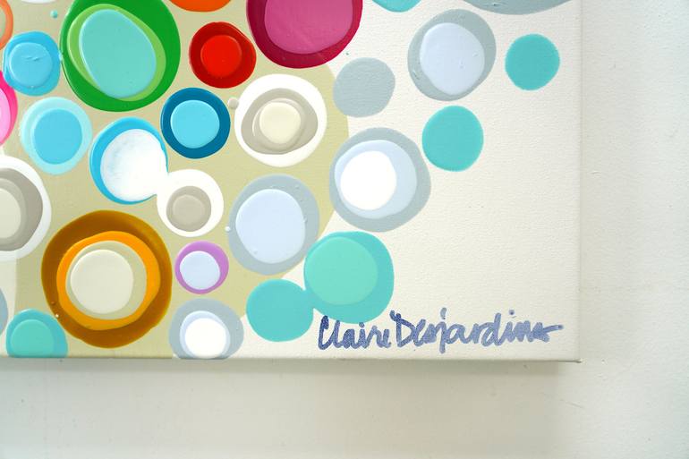 Original Abstract Painting by Claire Desjardins