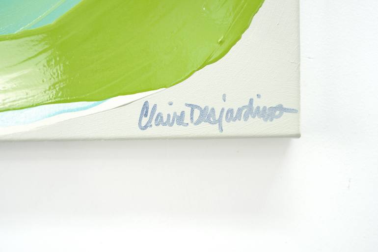 Original Pop Art Abstract Painting by Claire Desjardins