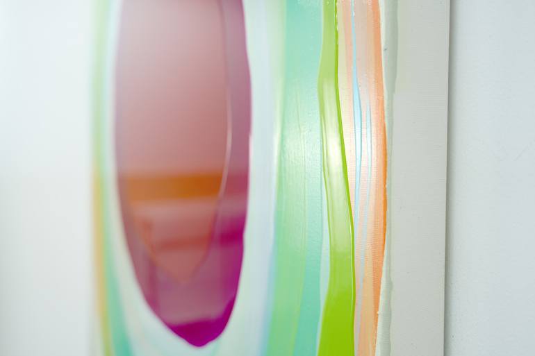 Original Pop Art Abstract Painting by Claire Desjardins