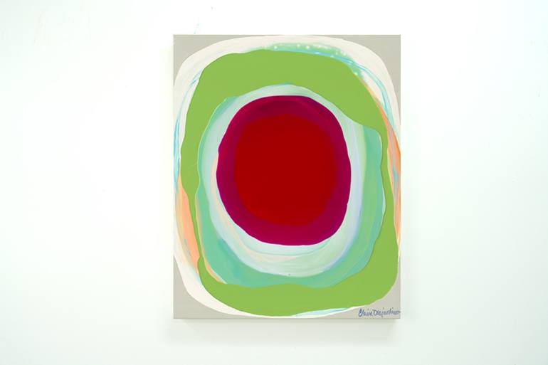 Original Pop Art Abstract Painting by Claire Desjardins