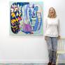 Claire with the painting