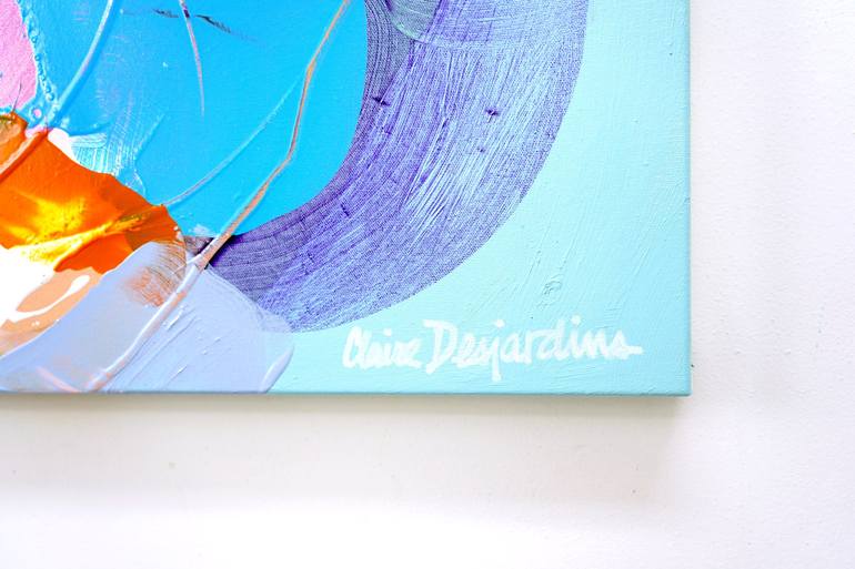 Original Abstract Expressionism Abstract Painting by Claire Desjardins