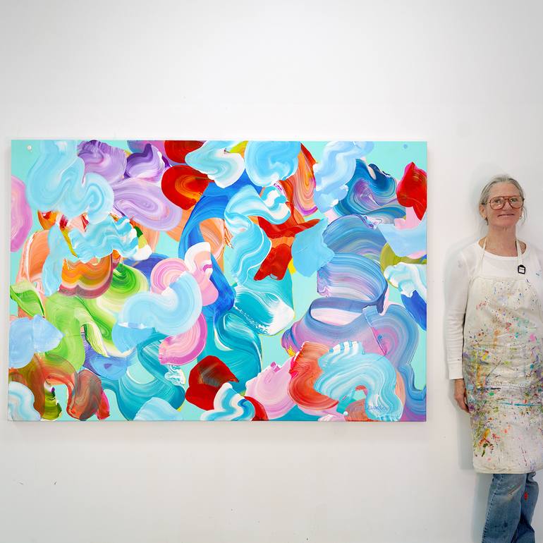 Original Abstract Painting by Claire Desjardins