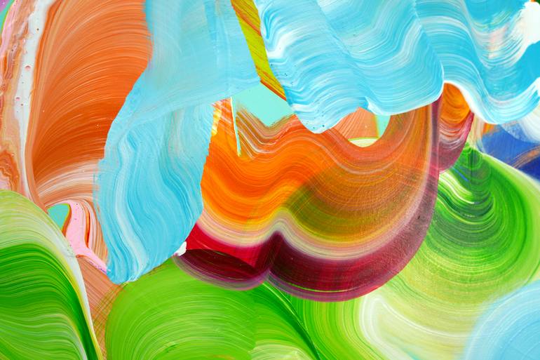 Original Abstract Painting by Claire Desjardins