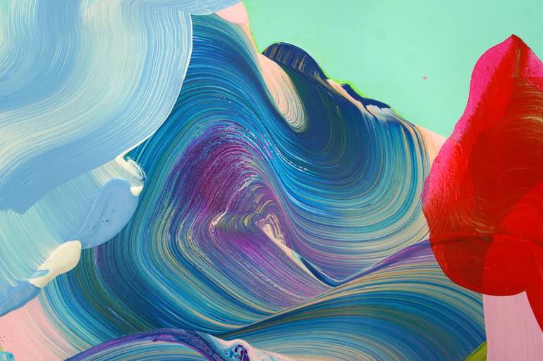 Original Abstract Painting by Claire Desjardins