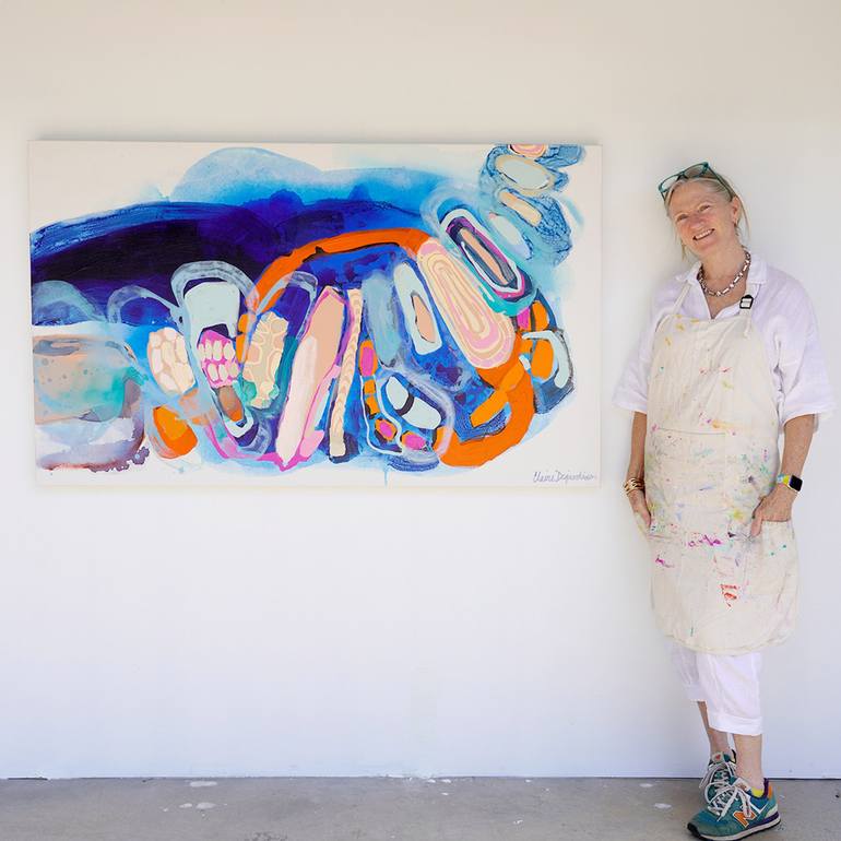 Original Contemporary Abstract Painting by Claire Desjardins