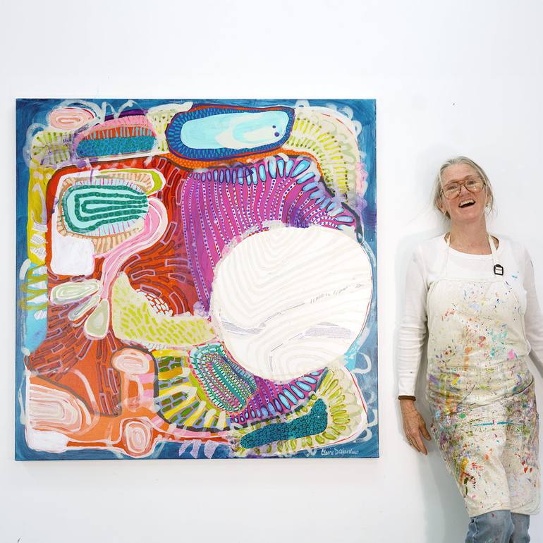 Original Contemporary Abstract Painting by Claire Desjardins