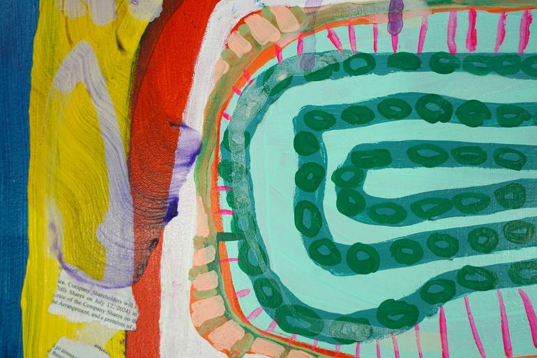 Original Contemporary Abstract Painting by Claire Desjardins