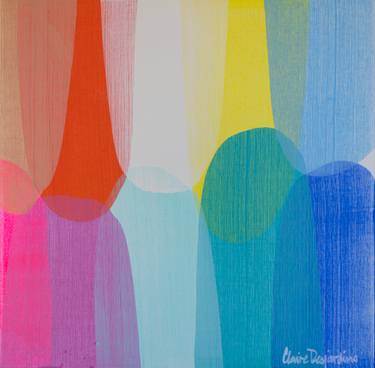 Original Abstract Expressionism Abstract Painting by Claire Desjardins