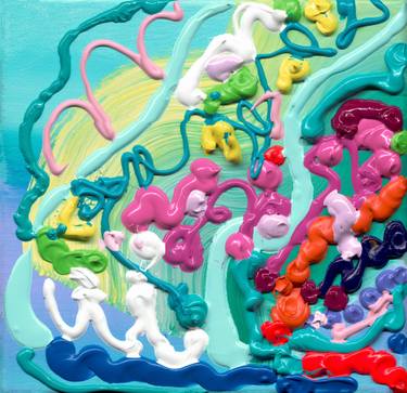 Original Abstract Expressionism Abstract Painting by Claire Desjardins