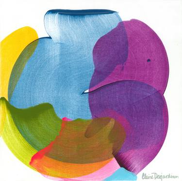 Original Abstract Expressionism Abstract Painting by Claire Desjardins