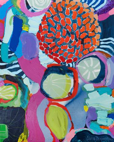 Original Abstract Expressionism Abstract Painting by Claire Desjardins