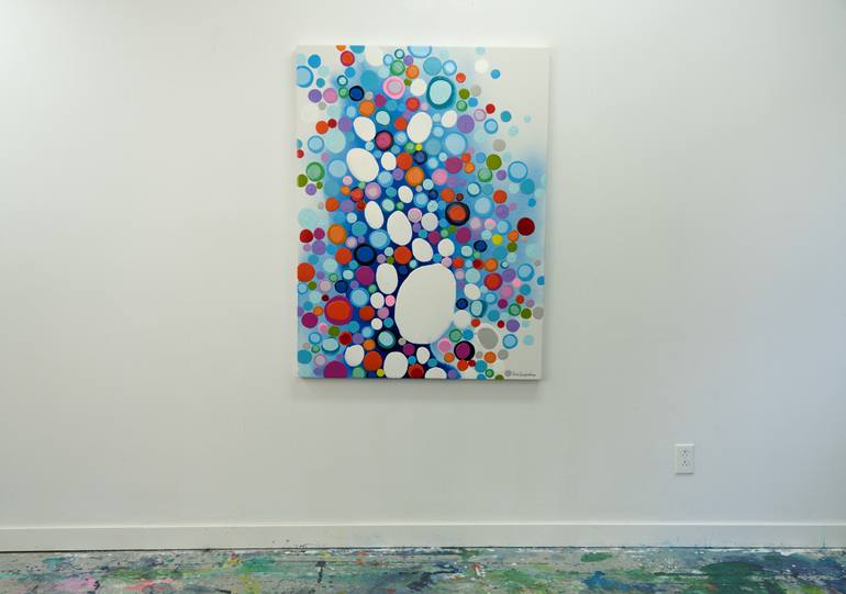 Original Abstract Expressionism Abstract Painting by Claire Desjardins