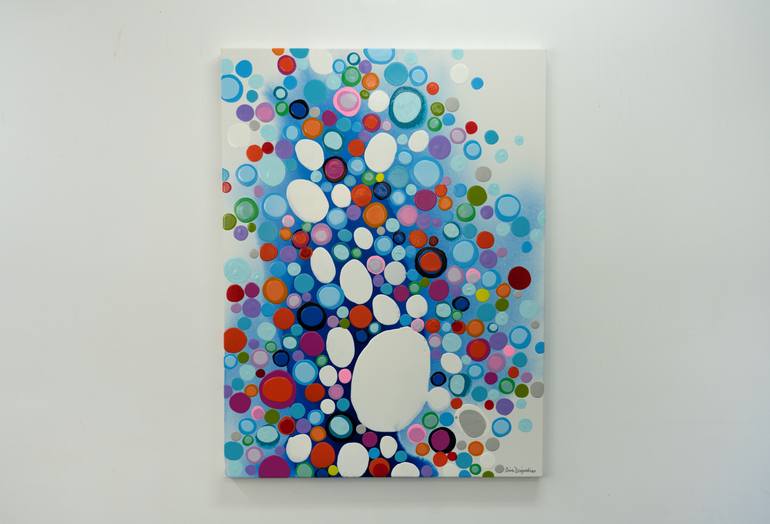 Original Abstract Expressionism Abstract Painting by Claire Desjardins