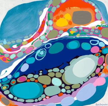Original Abstract Expressionism Abstract Painting by Claire Desjardins