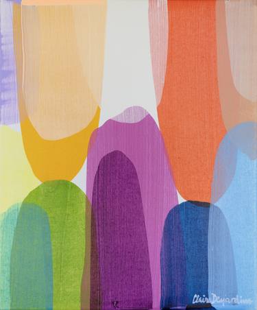Original Abstract Expressionism Abstract Paintings by Claire Desjardins